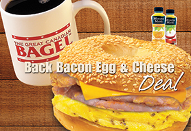 Back Bacon Egg & Cheese Deal