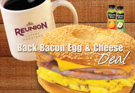 Back Bacon Egg and Cheese